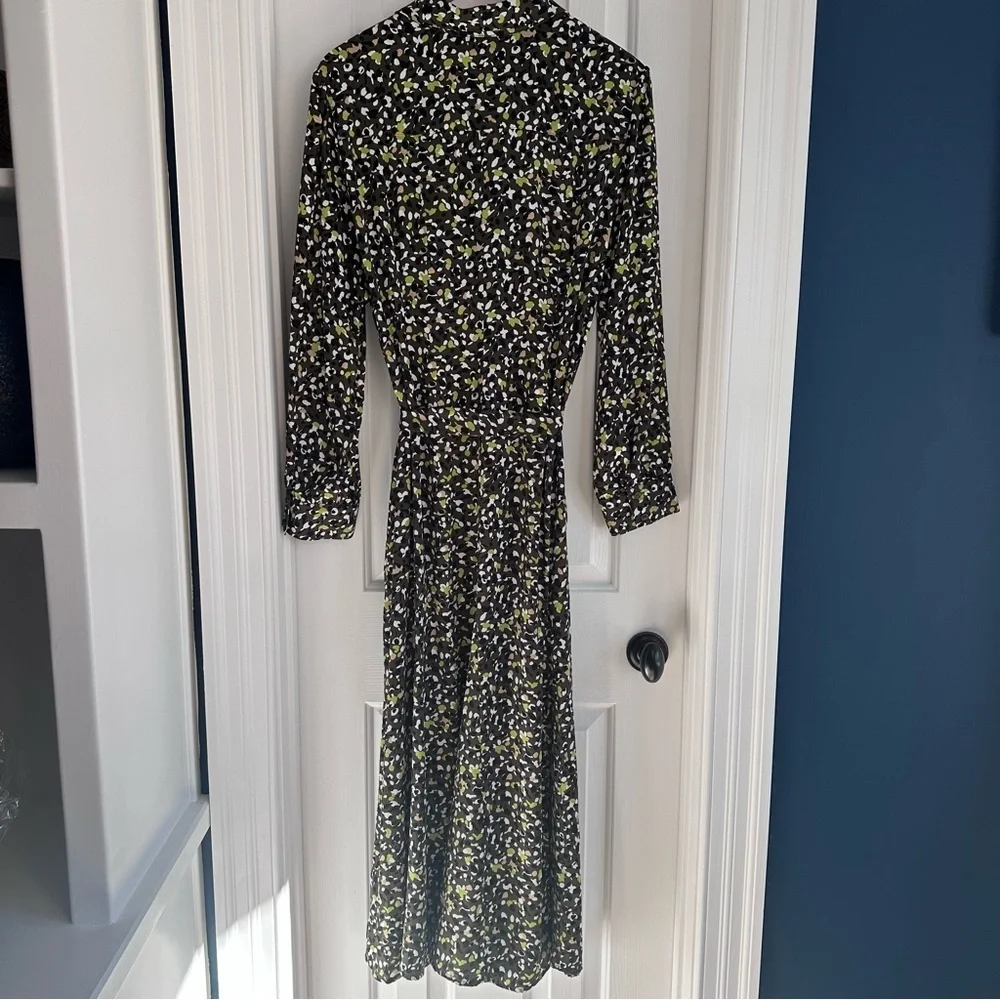 Chico's Women's Printed Maxi-Length Shirtdress EUC - Picture 2 of 6